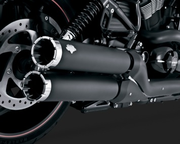 Vance & Hines Slip-ons Widow Black Harley Night Rod 2006-2017